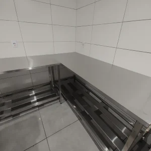 Bancada inox lisa
